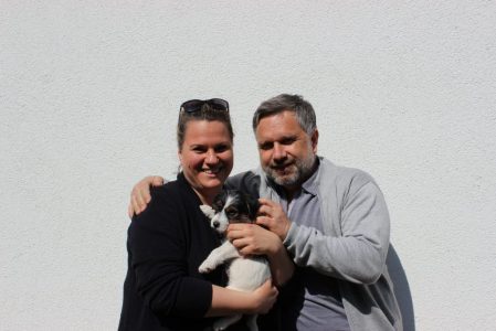 Kiwi tobt jetzt zusammen mit Pebbles in Jessen